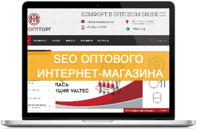 Продвижение оптового интернет магазина (Кейс)